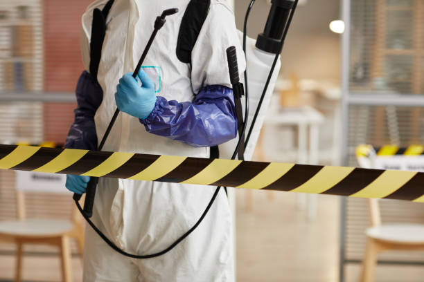 Professional Biohazard technician working in Nichols, WI